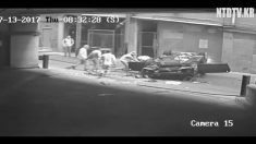 [영상] 골목 빠져 나가려다가 차량 날벼락..