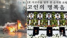 ‘세월호 참사’ 현장 지원 활동 중 헬기 추락해 순직한 소방관들