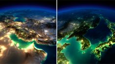 미우주항공 나사가 찍은 야간 지구 사진 “신비하고 아름다운 지구 ”