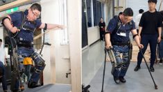 ‘하반신 마비’ 남성 걸을 수 있도록 ‘로봇 슈트’ 개발한 카이스트 연구진