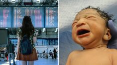 기내에서 태어난 기념으로 평생 무료 항공권 ‘골든 티켓’ 받은 아기