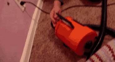 Dog Protecting Baby Human From Vacuum Cleaner Dog Protecting Baby Human From Vacuum Cleaner