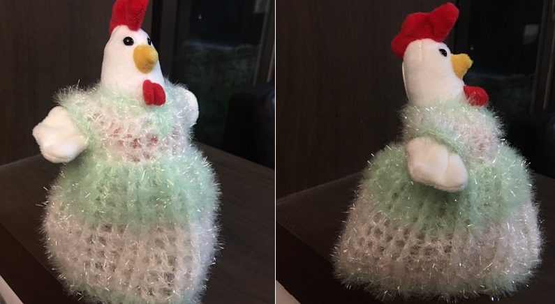 딸이 가지고 놀던 ‘처돌이 인형’에 ‘수세미 드레스’ 입혀준 엄마