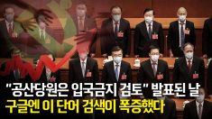 구글에 중국발 ‘탈당’ 검색 급증…“반공? 공산당 소멸의 시대”