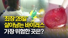 ‘최장 28일’ 살아남는 바이러스.. 우리가 조심할 것은?