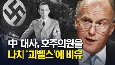 中 외교관 호주 의원에 ‘나치 괴벨스’…  “극도로 역설적”