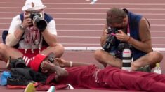 남자 높이뛰기 결승에서 신기록 쏟아진 데 한몫했다는 ‘안방쿵야’ 카타르 선수 (영상)
