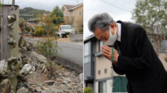 420년 전 조선인 귀 베어가 만든 ‘귀 무덤’ 앞에서 고개 숙여 사죄한 전 일본 총리