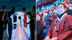 ‘무언’의 항의 표시로 올림픽 개막식에 한복 입고 참석한 황희 장관