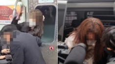 지하철 휴대전화 폭행 여성, 검찰 송치…‘왜 때렸나’ 질문엔 묵묵부답