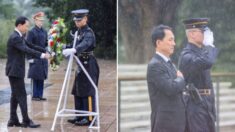 폭우 내리는데도 우산 없이 6·25전쟁 미국 참전용사들 참배한 박민식 보훈처장