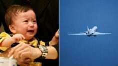 “비행기에 어린 아기가 있어도 너무 싫어하지 말아 주세요”