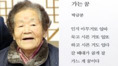 “갈 때 곱게 잘 가는 게 꿈” 87세에 한글 깨친 ‘칠곡할매시인’ 박금분 할머니 영면