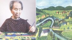 95세에 그림 그리기 시작해 98세 나이로 첫 개인전 여는 정옥희 할머니