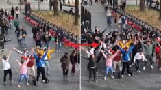 “함께한다vs안 한다” 길거리 걷다가 YMCA 노래 들렸을 때 사람들 반응을 동영상으로 찍어봤다 (영상)