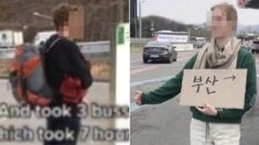 ‘서울에서 부산’ 히치하이킹 실패한 외국인 관광객 커플이 투덜거리며 남긴 말