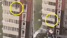 “뛰세요!!”… 불난 16층 아파트서 함께 ‘매트리스’로 받아낸 주민들